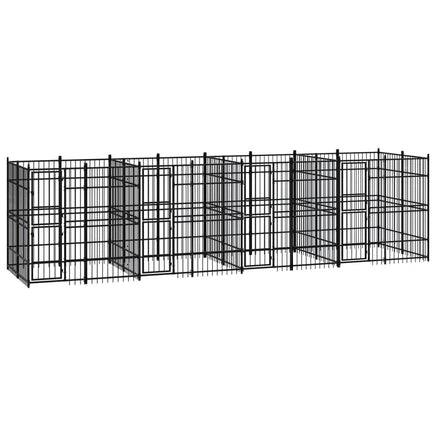 Outdoor Dog Kennel Steel 14.75 m² Kings Warehouse 