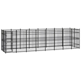 Outdoor Dog Kennel Steel 14.75 m² Kings Warehouse 