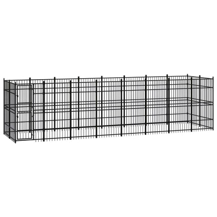 Outdoor Dog Kennel Steel 14.75 m² Kings Warehouse 