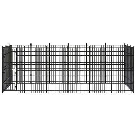 Outdoor Dog Kennel Steel 16.59 m² Kings Warehouse 
