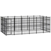 Outdoor Dog Kennel Steel 16.59 m² Kings Warehouse 