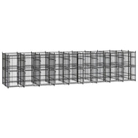 Outdoor Dog Kennel Steel 16.59 m² Kings Warehouse 