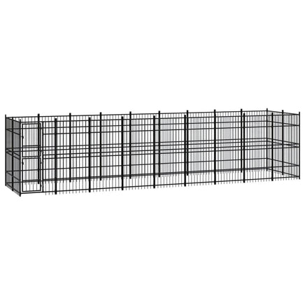 Outdoor Dog Kennel Steel 16.59 m² Kings Warehouse 