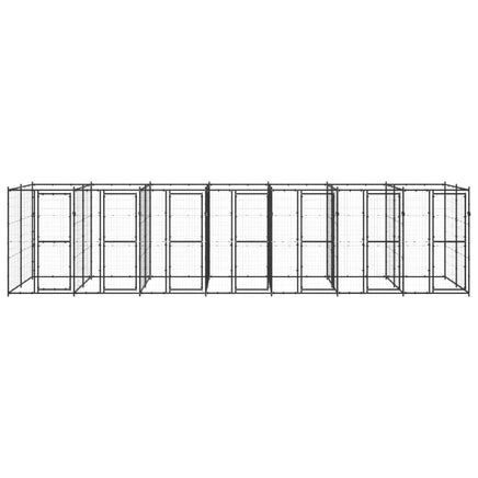 Outdoor Dog Kennel Steel 16.94 m² Kings Warehouse 
