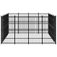 Outdoor Dog Kennel Steel 18.43 m² Kings Warehouse 