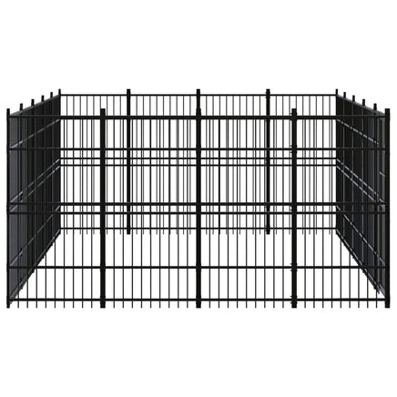 Outdoor Dog Kennel Steel 18.43 m² Kings Warehouse 