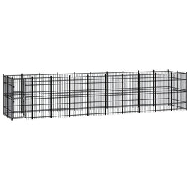 Outdoor Dog Kennel Steel 18.43 m² Kings Warehouse 
