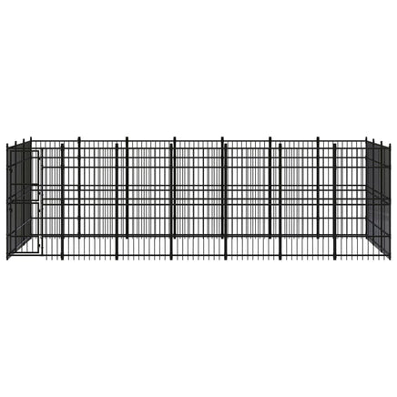 Outdoor Dog Kennel Steel 19.35 m² Kings Warehouse 
