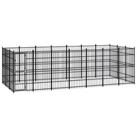 Outdoor Dog Kennel Steel 19.35 m² Kings Warehouse 