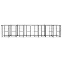 Outdoor Dog Kennel Steel 19.36 m² Kings Warehouse 