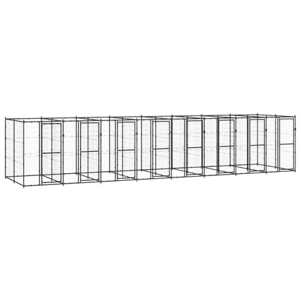 Outdoor Dog Kennel Steel 19.36 m² Kings Warehouse 