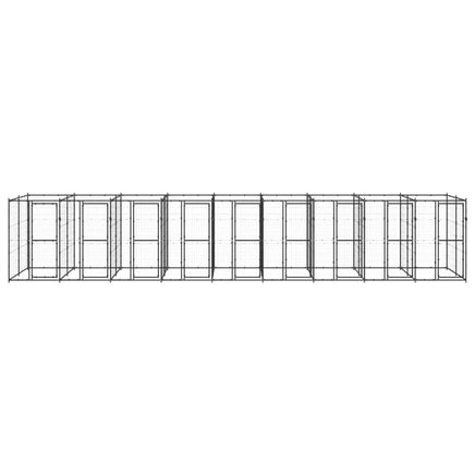 Outdoor Dog Kennel Steel 21.78 m² Kings Warehouse 