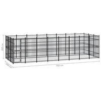 Outdoor Dog Kennel Steel 22.12 m² Kings Warehouse 