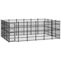 Outdoor Dog Kennel Steel 22.12 m² Kings Warehouse 