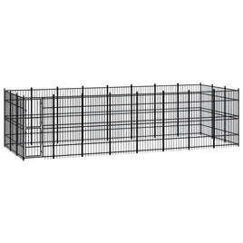 Outdoor Dog Kennel Steel 22.12 m² Kings Warehouse 