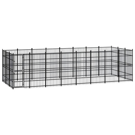 Outdoor Dog Kennel Steel 22.12 m² Kings Warehouse 