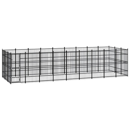 Outdoor Dog Kennel Steel 24.88 m² Kings Warehouse 