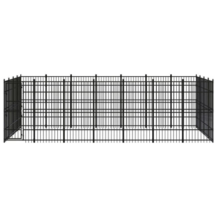 Outdoor Dog Kennel Steel 25.8 m² Kings Warehouse 