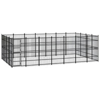 Outdoor Dog Kennel Steel 25.8 m² Kings Warehouse 