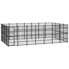 Outdoor Dog Kennel Steel 25.8 m² Kings Warehouse 