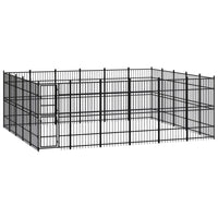 Outdoor Dog Kennel Steel 27.65 m² Kings Warehouse 