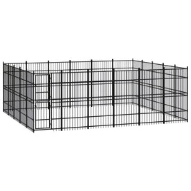 Outdoor Dog Kennel Steel 27.65 m² Kings Warehouse 