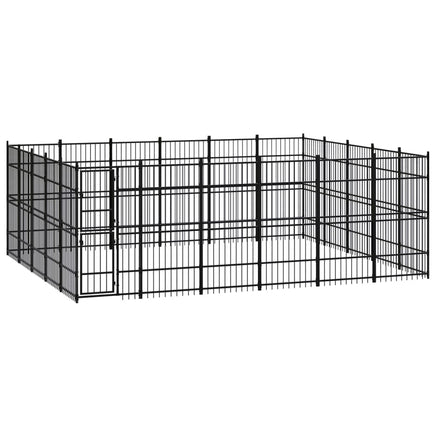 Outdoor Dog Kennel Steel 27.65 m² Kings Warehouse 