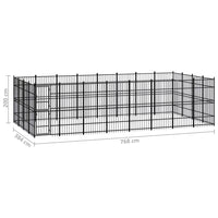 Outdoor Dog Kennel Steel 29.49 m² Kings Warehouse 