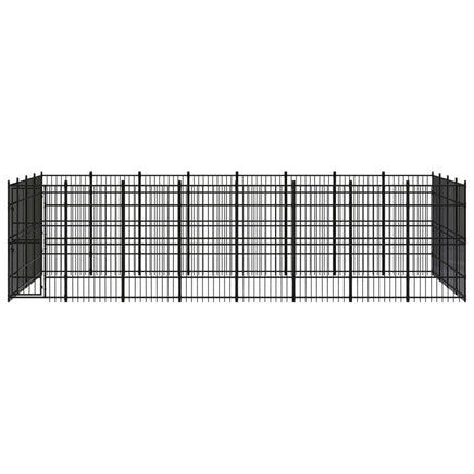 Outdoor Dog Kennel Steel 29.49 m² Kings Warehouse 