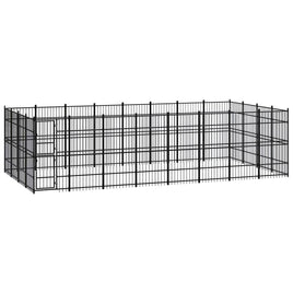 Outdoor Dog Kennel Steel 29.49 m² Kings Warehouse 