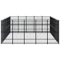 Outdoor Dog Kennel Steel 32.26 m² Kings Warehouse 
