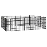 Outdoor Dog Kennel Steel 32.26 m² Kings Warehouse 