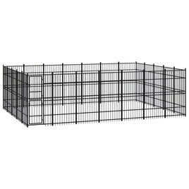 Outdoor Dog Kennel Steel 32.26 m² Kings Warehouse 