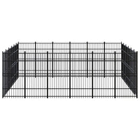 Outdoor Dog Kennel Steel 33.18 m² Kings Warehouse 