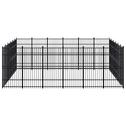 Outdoor Dog Kennel Steel 33.18 m² Kings Warehouse 