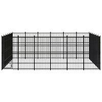 Outdoor Dog Kennel Steel 33.18 m² Kings Warehouse 