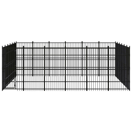 Outdoor Dog Kennel Steel 33.18 m² Kings Warehouse 