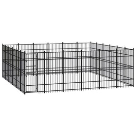 Outdoor Dog Kennel Steel 33.18 m² Kings Warehouse 