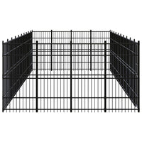 Outdoor Dog Kennel Steel 36.86 m² Kings Warehouse 