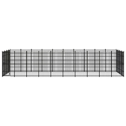 Outdoor Dog Kennel Steel 36.86 m² Kings Warehouse 
