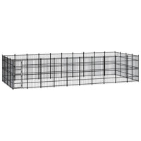 Outdoor Dog Kennel Steel 36.86 m² Kings Warehouse 