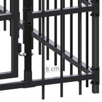 Outdoor Dog Kennel Steel 3.69 m² dog supplies Kings Warehouse 
