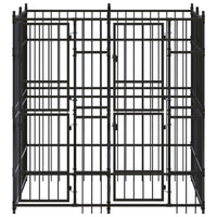 Outdoor Dog Kennel Steel 3.69 m² dog supplies Kings Warehouse 