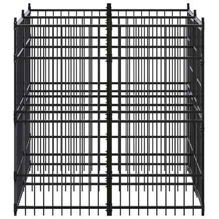Outdoor Dog Kennel Steel 3.69 m² dog supplies Kings Warehouse 