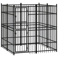 Outdoor Dog Kennel Steel 3.69 m² dog supplies Kings Warehouse 