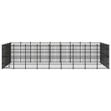 Outdoor Dog Kennel Steel 41.47 m² Kings Warehouse 