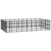 Outdoor Dog Kennel Steel 41.47 m² Kings Warehouse 