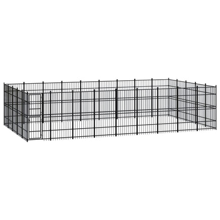 Outdoor Dog Kennel Steel 41.47 m² Kings Warehouse 