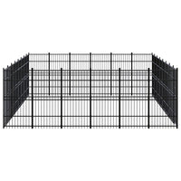 Outdoor Dog Kennel Steel 44.24 m² Kings Warehouse 