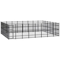 Outdoor Dog Kennel Steel 44.24 m² Kings Warehouse 